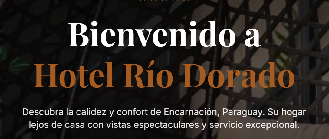 Proyecto Sitio Web Hotel Rio Dorado