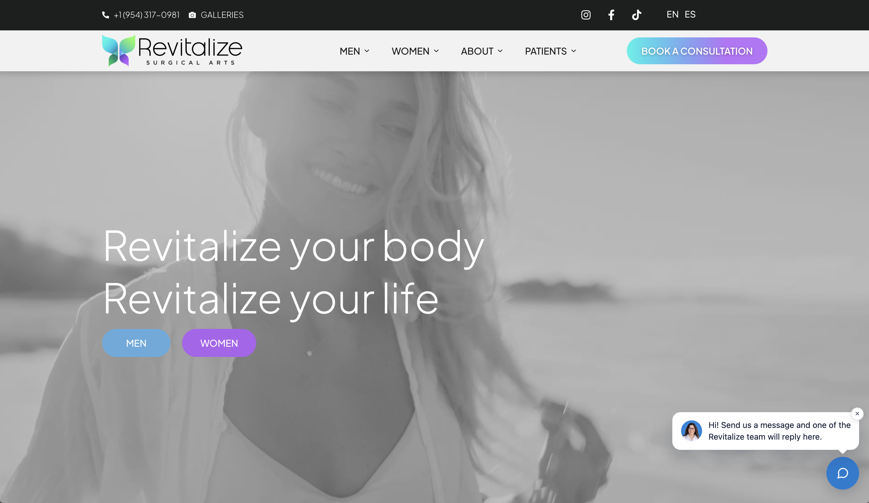 Proyecto Website para Revitalize