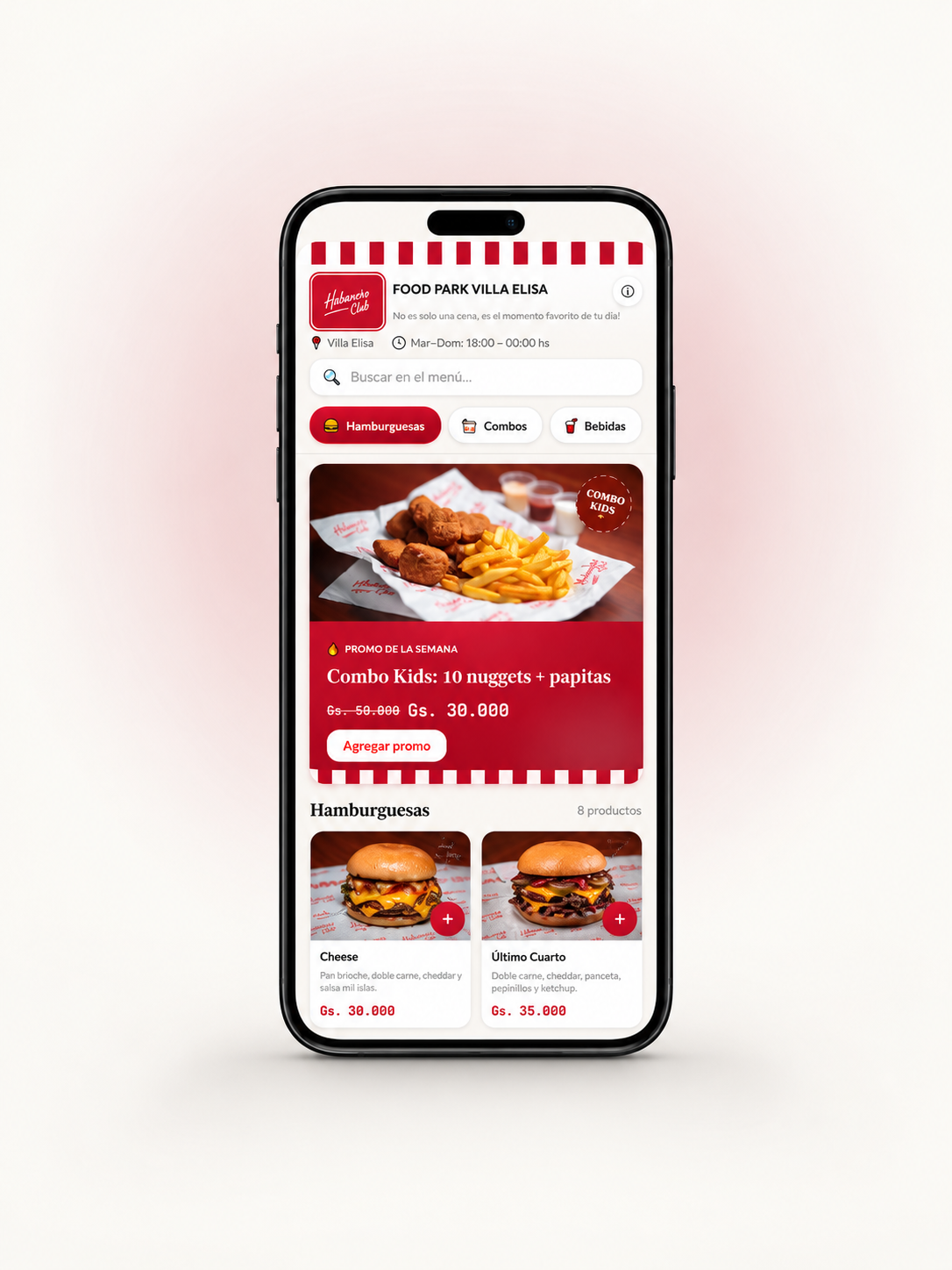 Proyecto Menú Digital para Habanero Club