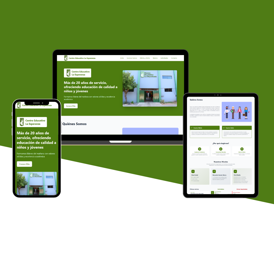 Proyecto Rediseño de la Web del Centro Educativo La Esperanza