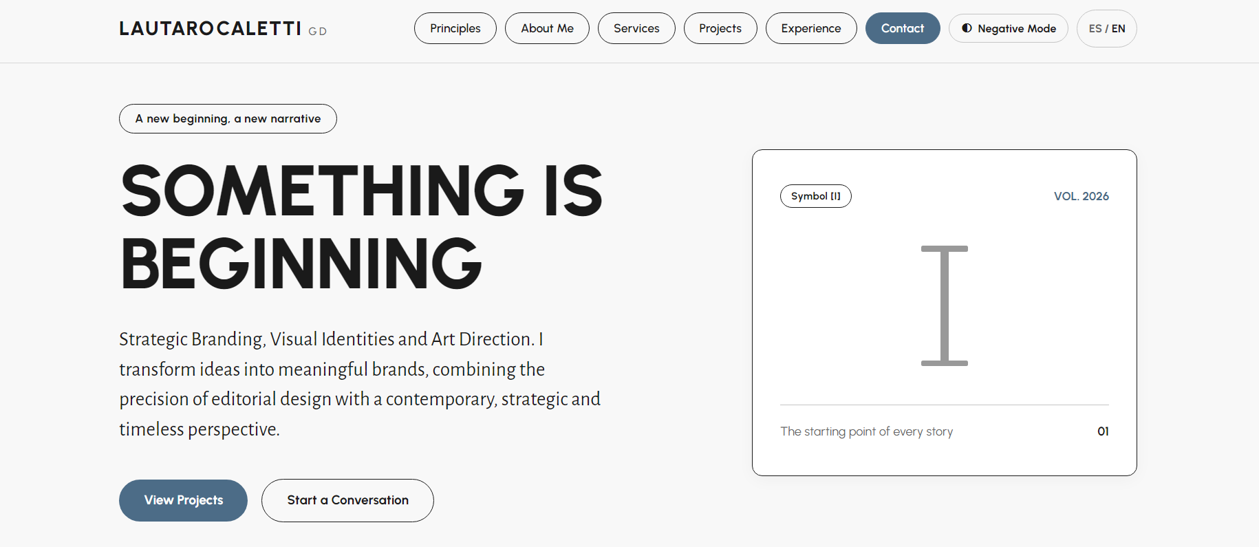 Proyecto Caletti Estudio — Portfolio web