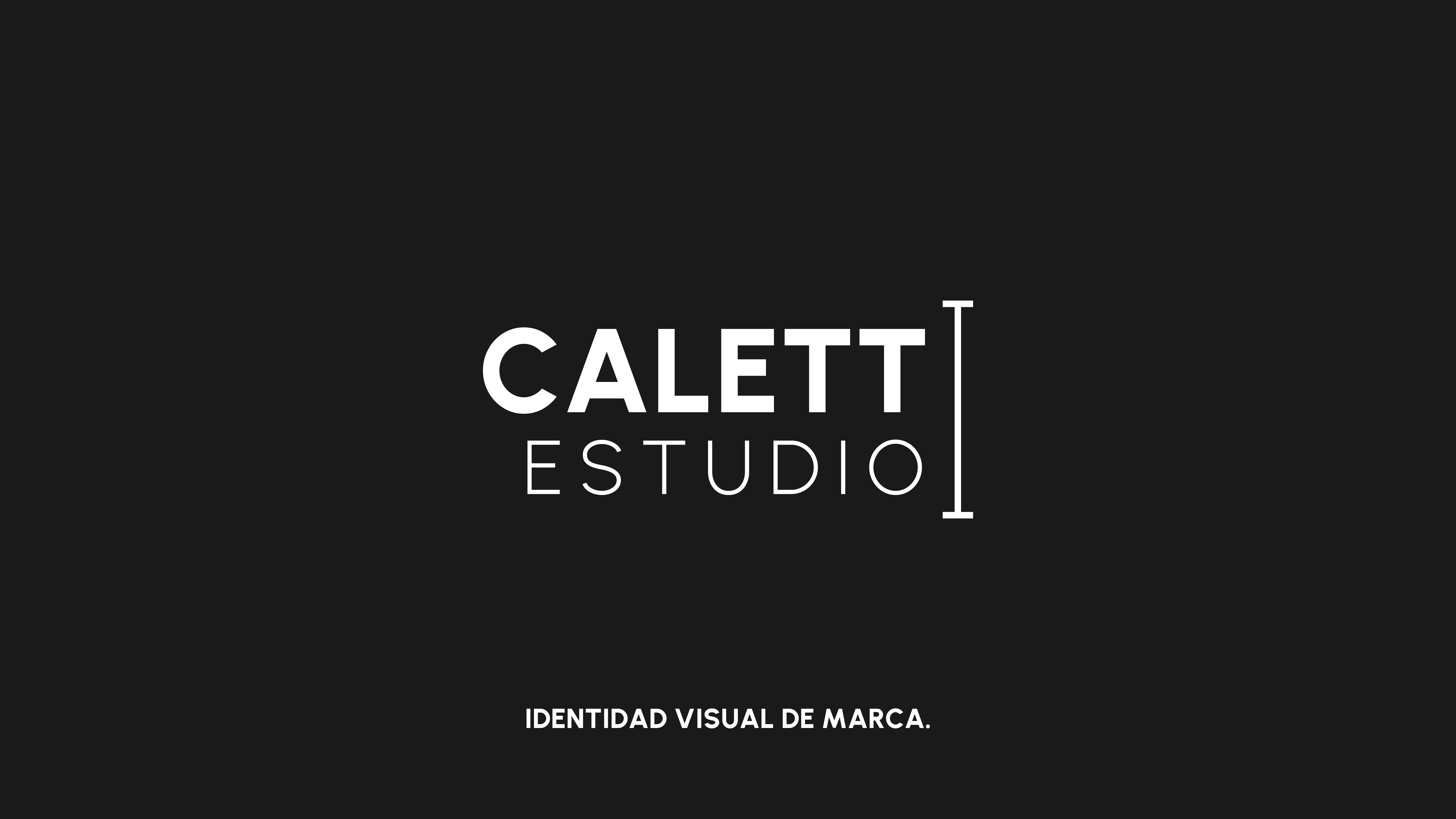 Proyecto Caletti Estudio — Identidad visual